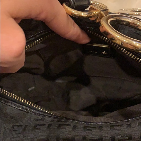 Authentic Black Vintage Zucca Fendi bag ✨ - Picture 8 of 8